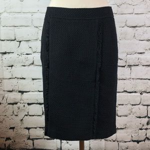 Talbots Black Tweed Skirt